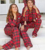 Family Christmas Pajamas Personalized Holiday Pjs Pajama Pants , Monogrammed Holiday Pajamas , Matching Christmas Pjs , Couple Pajamas