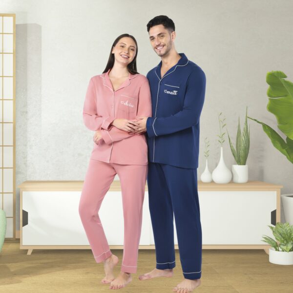 100% Cotton Couple Pajamas, Gifts For The Couple, Custom Pajamas, Anniversary Gift, Matching Pajamas, Custom Pajama Set, Valentine Pajamas