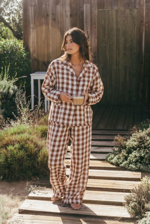 Long Sleeve Pyjama Set Snooze. Womens Pyjama Sets