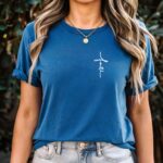 Cross Shirt, Jesus Shirt, Christian T-Shirt, Religious Gift, Bible Verse Shirt, Motivational Christian Shirt, Jesus Tee, Christian Apparel